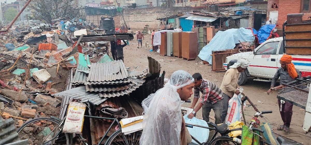 अहिलेसम्म १२ सय ७२ सुकुम्वासीका घर टहरा भत्काइए